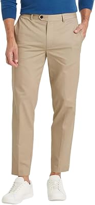 Pantalones Slim Fit de Tab Extendido para Hombre - Goodfellow & Co en Caqui 38x30