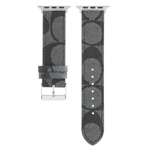 Apple Watch Band for Women,Compatible with Apple Watch Band 44mm 42mm 40mm 38mm,Leather Replacement Band Compatible with Apple Watch Series 6/5/4/3/2/1, iWatch SE