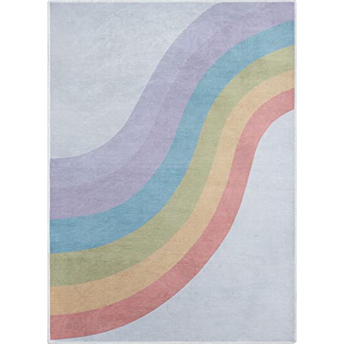 Tapete infantil Well Woven 5 x 7 ft multi color miniatura 3