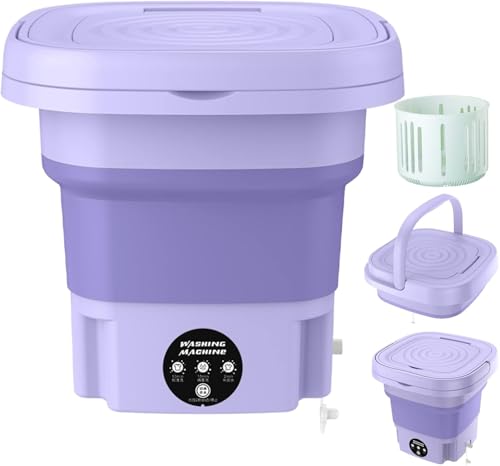 AMINAC Portable Washing Machine 11L Capacity small washing machine and Dryer with 3 Modes Deep Cleaning Upgraded Small Collapsible Laundry for Travel Apartment Home Hotel and Camping