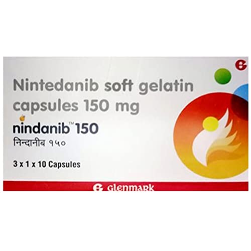 Nindanib 150MG Softgel - Strip of 10 Capsules