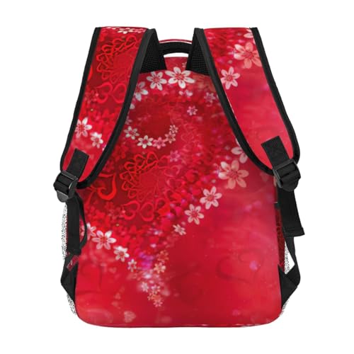 Mochila de viaje plegable con corazones para camping 4