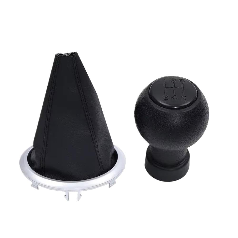 Ydxherta Black Set Car Hand Speed Gear Shift Knob Gaitor Collar Case For Suzuki For Swift Sx4 For Alto 2005-2014 Auto Parts(Black Set)