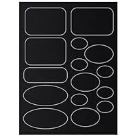 BOUMVID Daunenjacken Flicken aus Nylon, Selbstklebend Reparatur Klebeband Flicken, Wasserdichter Selbstklebende Reparaturflicken für Daunenjacke, Jacken, Zelte, Oberbekleidung (15 Stück, Schwarz)