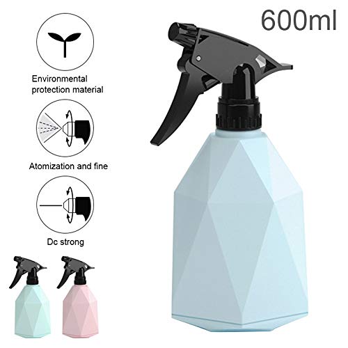 Lot de 3 vaporisateurs vides rechargeables 600 ml 600 ml Rhombique pulvérisateur durable anti-fuite avec modes de brumisation et de flux pour huile essentielle, eau, cuisine, bain et