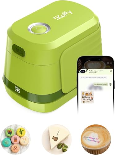 GTBOX iKoffy EdiBot, AI-Powered Portable Full-Color Food Printer, for...