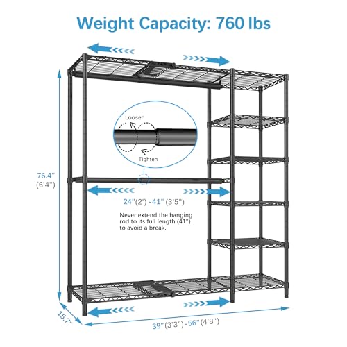 Foldable Lightweight Closet Shelf
