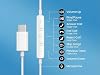 2 Paquetes de Audífonos USB C para iPhone 17/16/15 Pro Max Plus Tipo C con Micrófono y Control Remoto, Audífonos con Cancelación de Ruido para iPhone 17/16/15 Pro, iPad, Galaxy S26/S25/S24/Ultra Note10/20 4