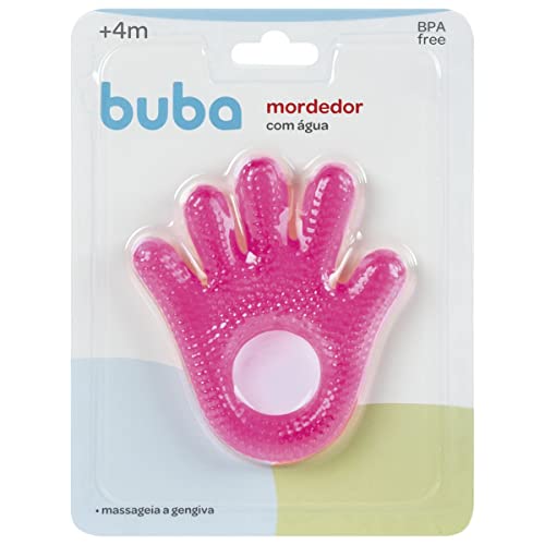 Mordedor para Bebê Massageador de Gengiva com Água Buba