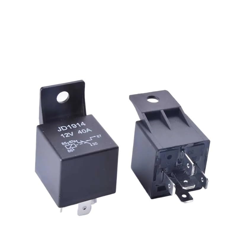 Relais de démarrage automatique universel 12V 40A et douille de câblage pour circuit auto - 10 pcs