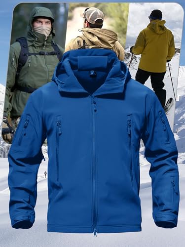 Image of TACVASEN Men's Special Ops Military Tactical Soft Shell Jacket Coat