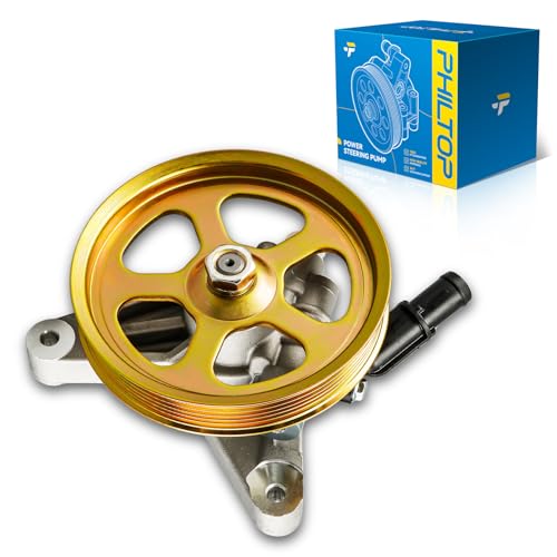 PHILTOP Power Steering Pump for Odyssey MDX (2005-2013) with Pulley