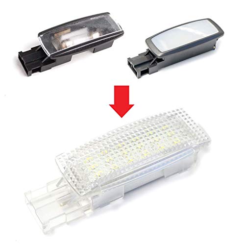 Luces LED para visera iJDMTOY Ice Blue compatibles VW miniatura 2