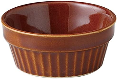 Set of 5 Tea 2 3/4" Souffle, 2.8 x 1.3 inches (7.1 x 3.4 cm), 3.4 fl oz (90 cc), 2.4 oz (69 g), Pie Dish, Hotel, Restaurant, Cafe, Western Tableware, Restaurant, Commercial Use,