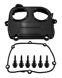 Engine Timing Belt Cover Compatible with Volkswagen Arteon Atlas Beetle Convertible Golf R GTI Jetta Passat Tiguan A3 A4 A4 A5 A6 Q3 Q5 Q7 TT Replace 06K103269F 06K103269D 06K103269C