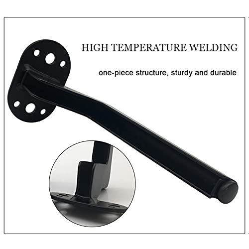 Patas de sofá de metal negro para dar un estilo moderno y proteger el suelo de tu salón 6