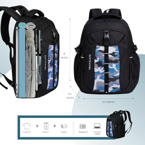 Image of TRAVALATE Backpack for Men & Women | Stylish Office & College Laptop Bag | Durable Multi-Compartment Daypack for Travel, Work & Daily Use
