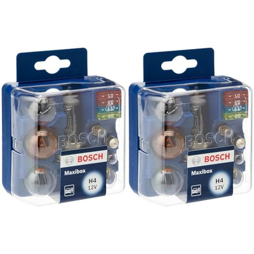 Bosch H4 Maxibox estuche de lámparas de repuesto, 12V (Paquete de 2)