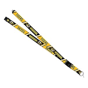 Rico Industries NCAA Missouri Tigers Safety Breakaway Lanyard Large