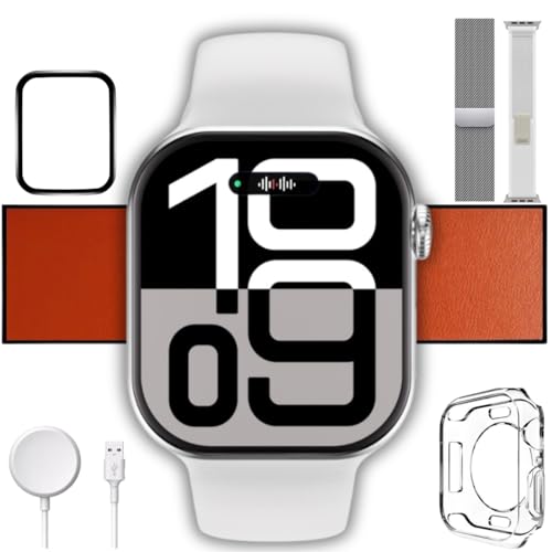 Relogio Smartwatch Microwear (W10 Pro Mini 42mm) Gps Nfc Amoled Chatgpt + Brindes, Masculino Feminin