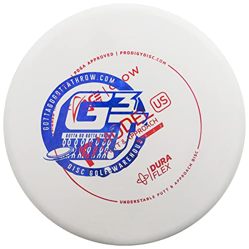 Prodigy Discs Factory Second Ace Line Glow DuraFlex P Model US Putter Golf Disc [Colors and Hot Stamps Will Vary] - 170-175g