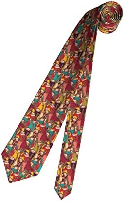 Monkey Dressed Like A Man Tie For Men Slim Silk Men'S Necktie 8 Cm/3.2 Inch For Wedding Party Business Graduation
