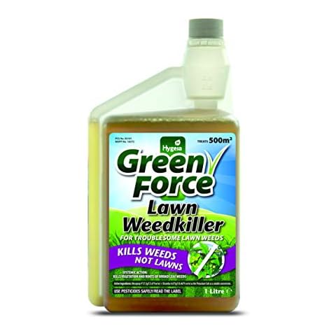 Greenforce P40205 Lawn Weed Killer, White, 1L Cover