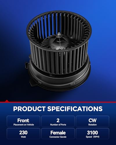Image of KAX AC Blower Motor Fit for Nissan Rogue 2008-2013, Nissan Sentra 2007-2012,Rogue Select 2014-2015 - HVAC Heater Blower Motor Replaces# 75856 700253 27225ET10A