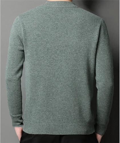 Men's Pure Wool Sweaters Winter Thick Warm Casual Knitted Wool Pullover Sweater2