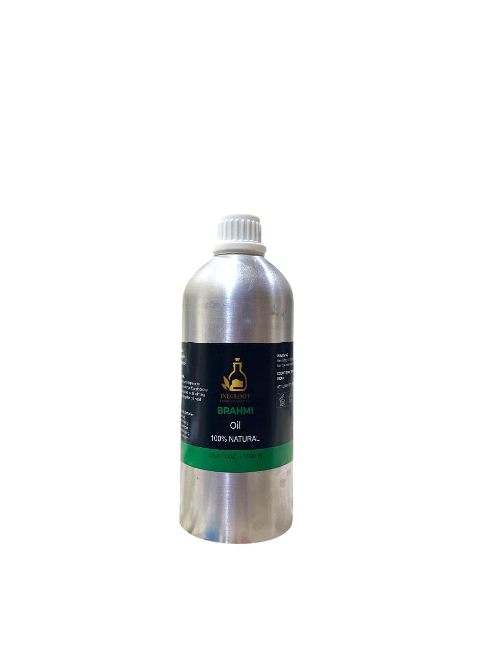 Brahmi (Bacopa monnieri) Oil | Pure &amp; Natural Carrier Oil for Hair Care, Massage, Aroma &amp; Diffuser - 1000ml/33.8 fl oz