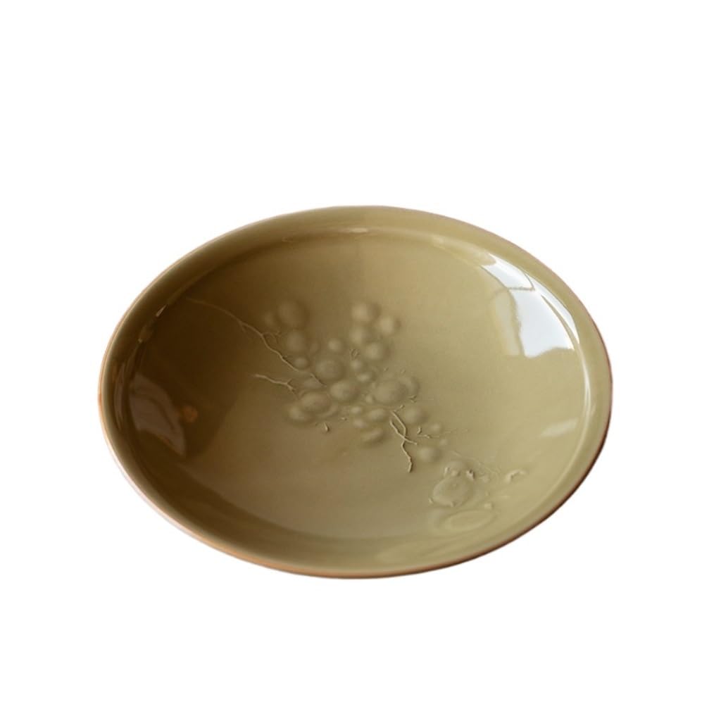 Chiński talerz owoców w stylu retro, ceramiczny zestaw do herbaty Kung Fu, taca na herbatę, dekoracje stołu, patery z owocami