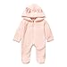 Produktbild Styledress Baby Overall Strampler Flanell Winterjacke Unisex Cartoon Baby Strampelanzug mit Kapuze 0-18 Monate