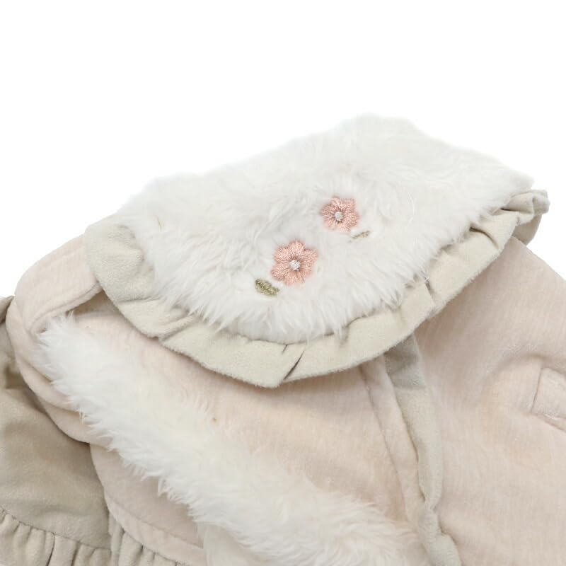 Amazon | ペットパラダイス 犬 服 秋 ポンチョ フリル リボン