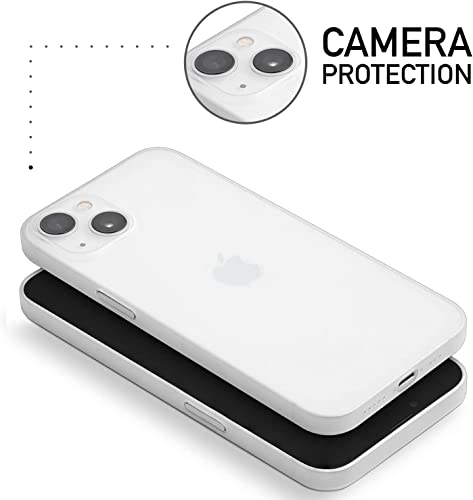 Image of ExpressB for iPhone 16 Case Back Cover | Zero Drop Protection | Perfect for Minimalists | Ultra Thin Anti Scratch Matte Finish Case for iPhone 16 (White)