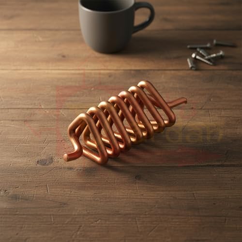 Image of Copper Spring (Set-9) || Anticlock Wise Spring || Vastu Spring Remedy || Vastu Remedy || Direction-South Easte, SSE, South ||