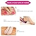 2 Pcs Curved Foot File Callus Remover for Feet, U Shaped Foot Scrubber Dual Sided Heel File Scraper Dead Skin Remover