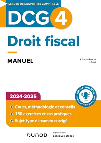 DCG 4 - Droit fiscal - Manuel 2024-2025