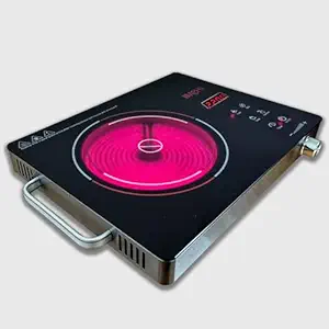 IMPHI Infrared Cooktop | 2200W, Adjustable Temperature Control | Cool Touch Handle | 1-Year Warranty