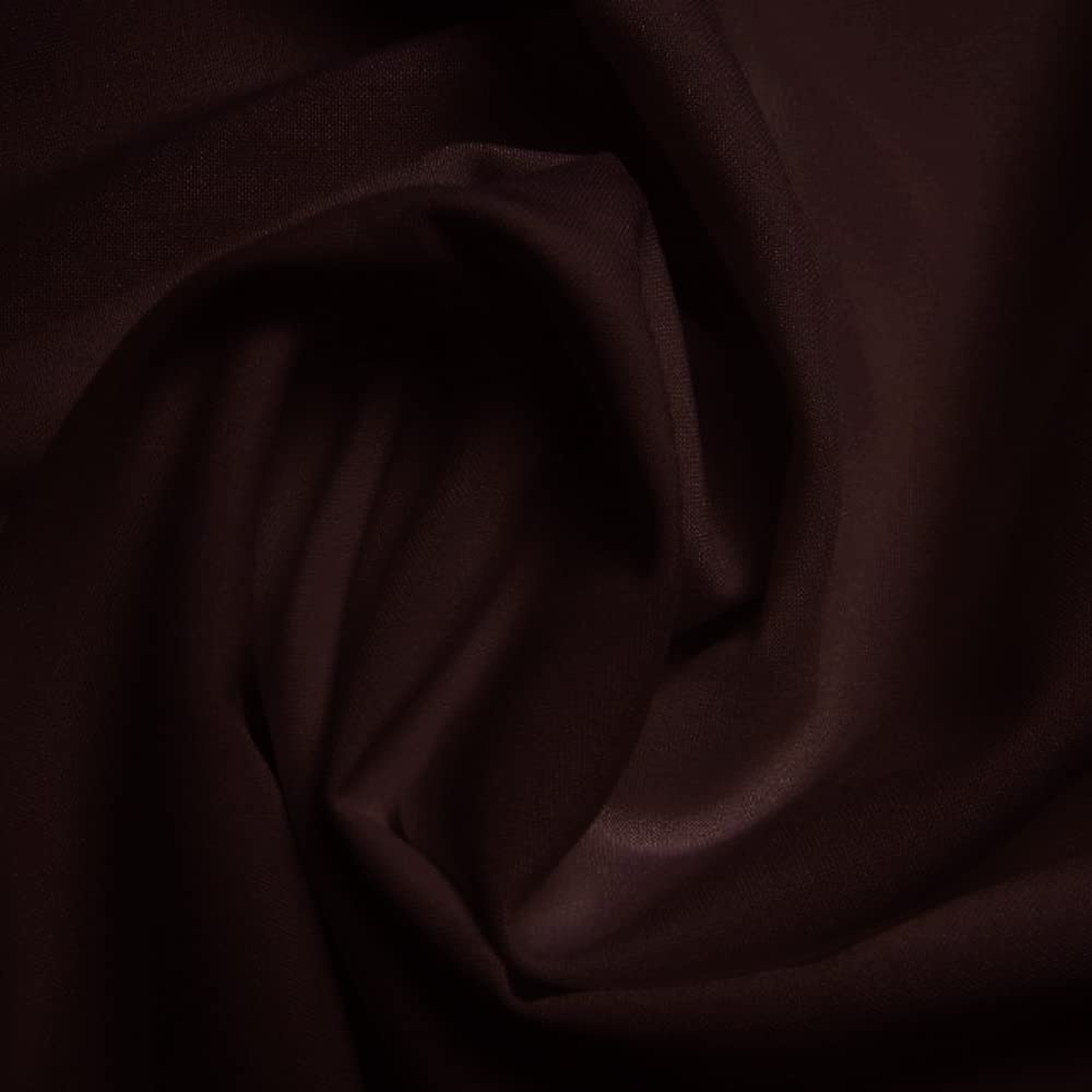 Oh Sew Crafty Limited Brown Bi Stretch Dress Suiting Fabric Polyester Backdrop Fabric (Per Metre) (Brown)