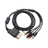 OSTENT AV Audio Video A/V + S-Video Cable Cord for Microsoft Xbox 360 Console
