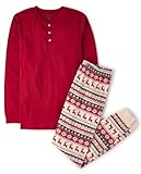 Gymboree,and Toddler Christmas Family Matching Pajamas Gymmies,Reindeer Fairisle-Men,Medium (ADULT)