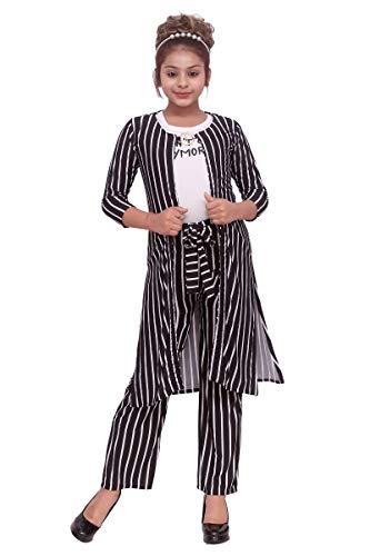 Image of Girls Designer Top, Plazzo and Shrug