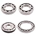 4 Pcs/Set Transmission Pulley Bearing Kit Compatible with CVT NIS-san Sen-tra Replaces JF015E RE0F11A