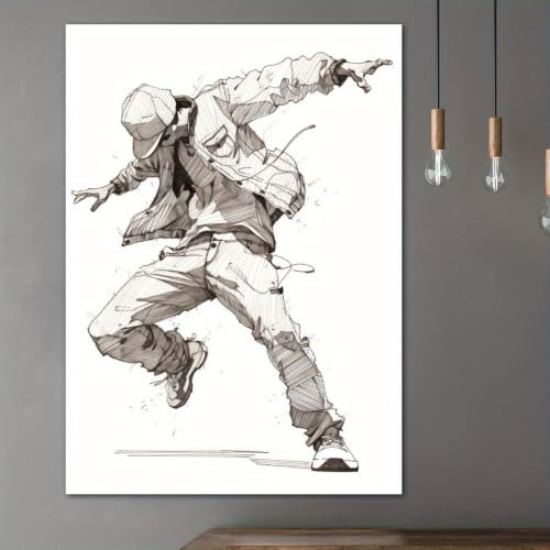 Tableau hip-hop idée cadeau originale pour passionné de danse et ado