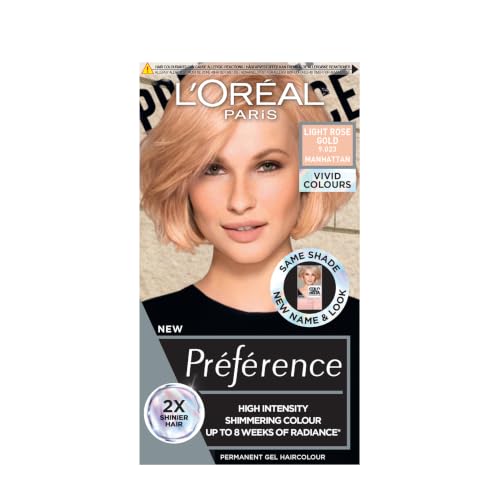 Image of L'Oréal Paris Preference Vivids Permanent Hair Colour, 9.23 Rose Gold