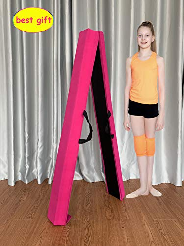 Image of Marfula 6 FT / 8 FT / 9 FT Folding Gymnastics Beam Foam Balance Floor Beam