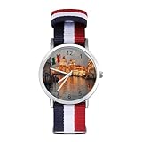Reloj de pulsera analógico de cuarzo con correa de nailon de Venecia, Italia, para hombres y mujeres