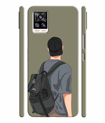 Image of School Boy College Boy Printed Hard Back Case Cover & Compatible for Vivo V20 Pro (Multicolor) - D1813