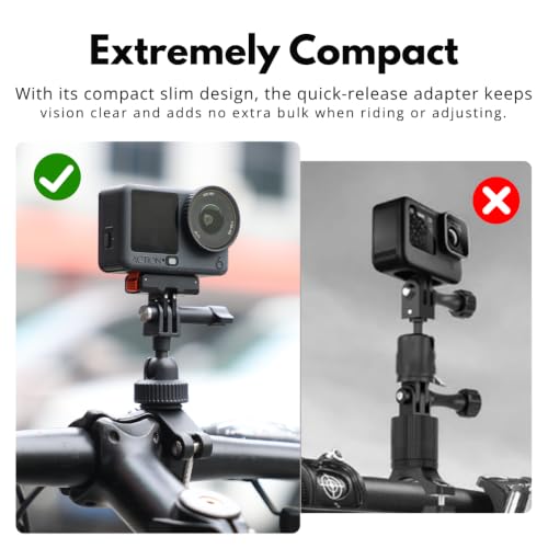 Image of Yantralay Quick Release Mount Compatible with D JI Os mo Action 6, 5 Pro, 4, 3 & Os mo Nano, Os mo 360 | 360 Rotating Magnetic Base Mount | Os mo Action 6 Camera Accessories