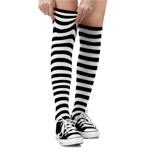 Dress Up America Calcetines De Algodón A Rayas Para Niños - Calcetines A Rayas Hasta La Rodilla Para Niñas Y Niños | Adolescentes - Elegantes Y Cómodos